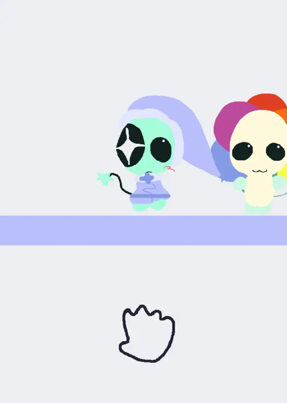 Baby Dandy and Baby astro, Is SO CUTE! by @noon_dw_and_others_games