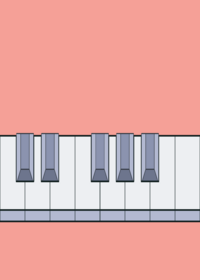 Realistic piano art