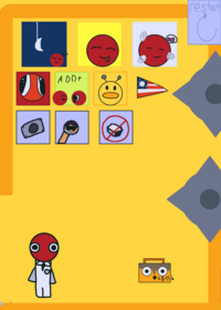 Take care of Red rainbow Friends