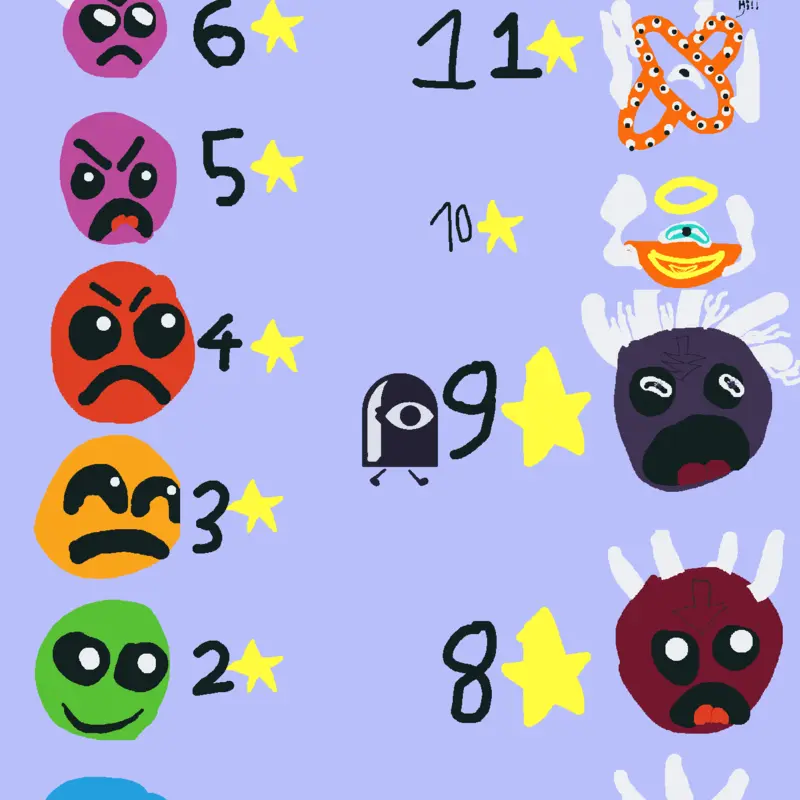 All difficulty faces!!!!!!!!! by @Arliss_theFNAFfan55567