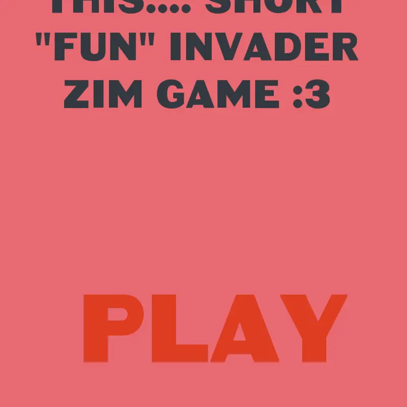 Invader zim escape game ☆× by @invader-zim