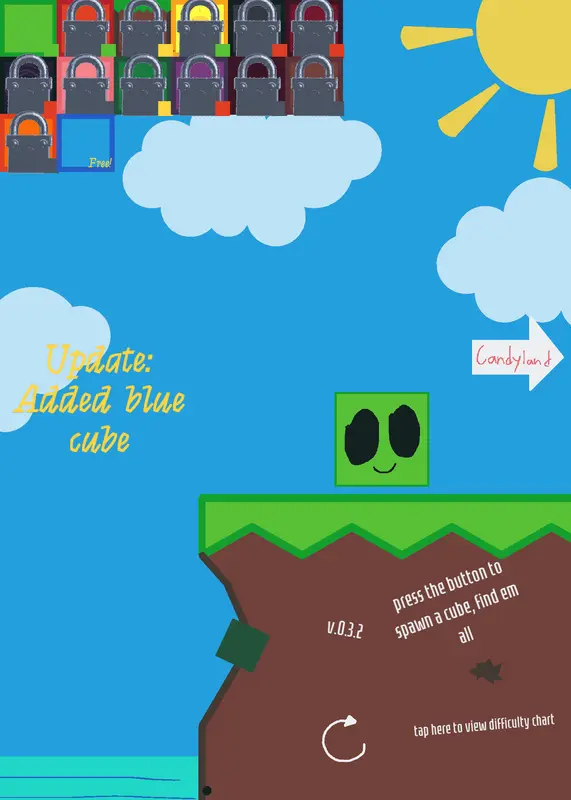 Ending kit sandbox find the cube! by @Kirby356