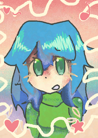 day one mimicking her artstyle so shes still...