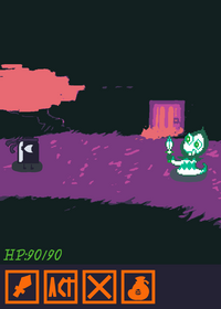 Deltarune test rudinn