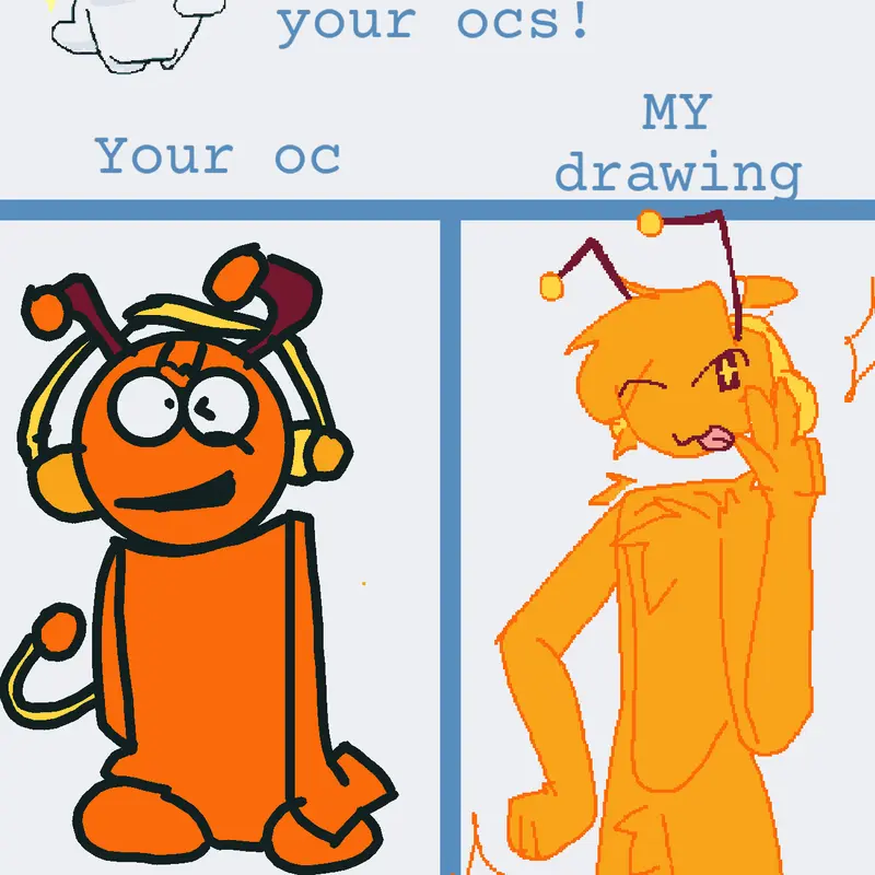 Orange by @Haalands_left_nipple