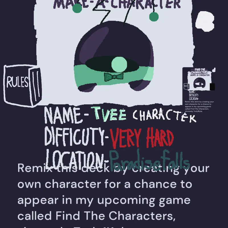 Game by @charater_-and_-Tvee