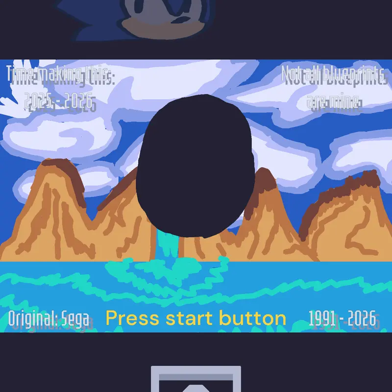 Sonic Gameboy retake by @Timesup003