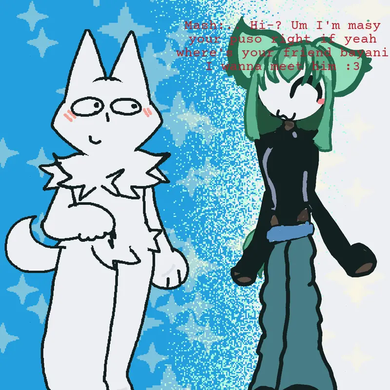 She has a mask on and she has four arms! by @V3RITY_TH3AITWIXAREYUMMY