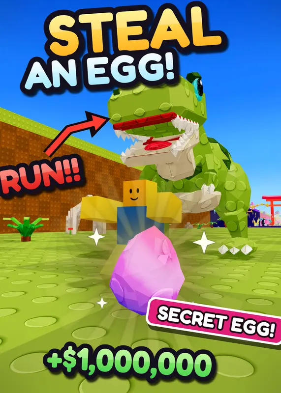 Steal an Egg by @lukalotl