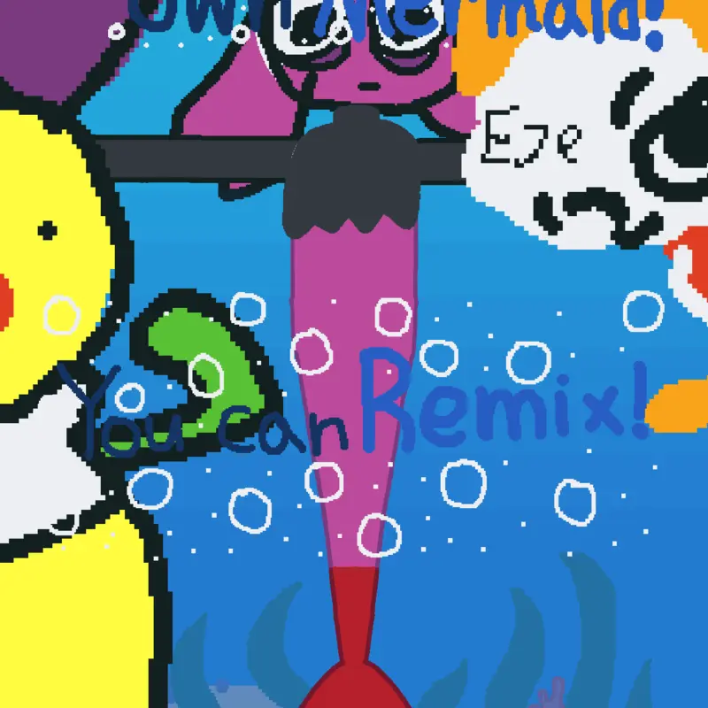 Waxwell became a MERMAID!? by @Waxwells_Rerants