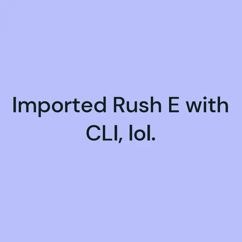Rush E in Castle by @lewis12chain