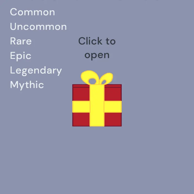 Game by @YourLocalRandom