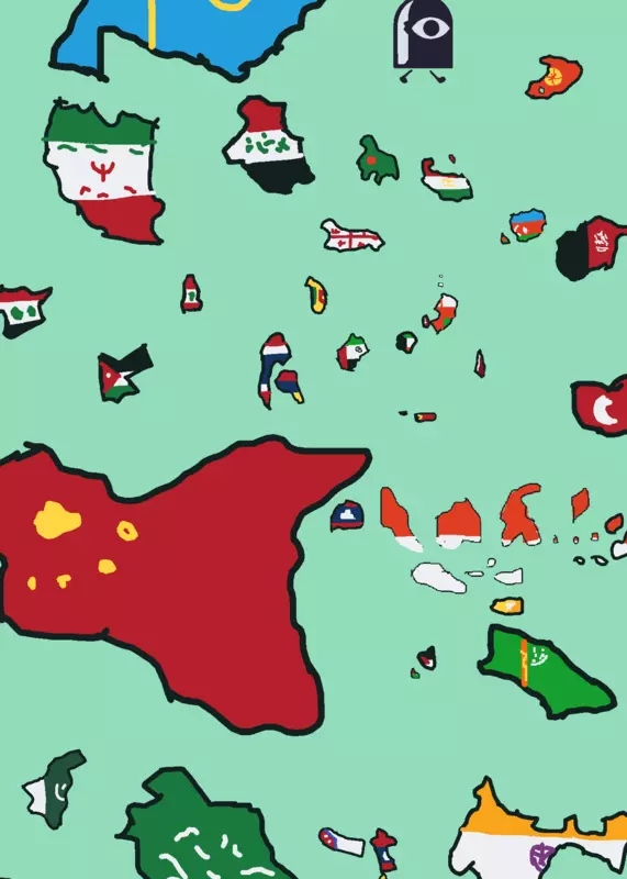 Flags of asia territory by @Chenorel