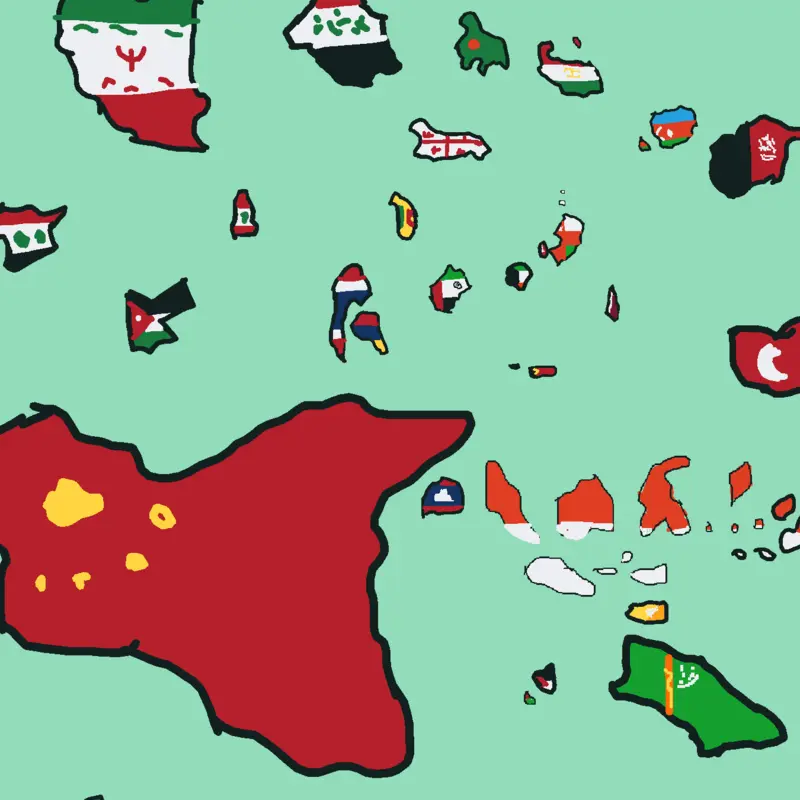 Flags of asia territory by @Chenorel