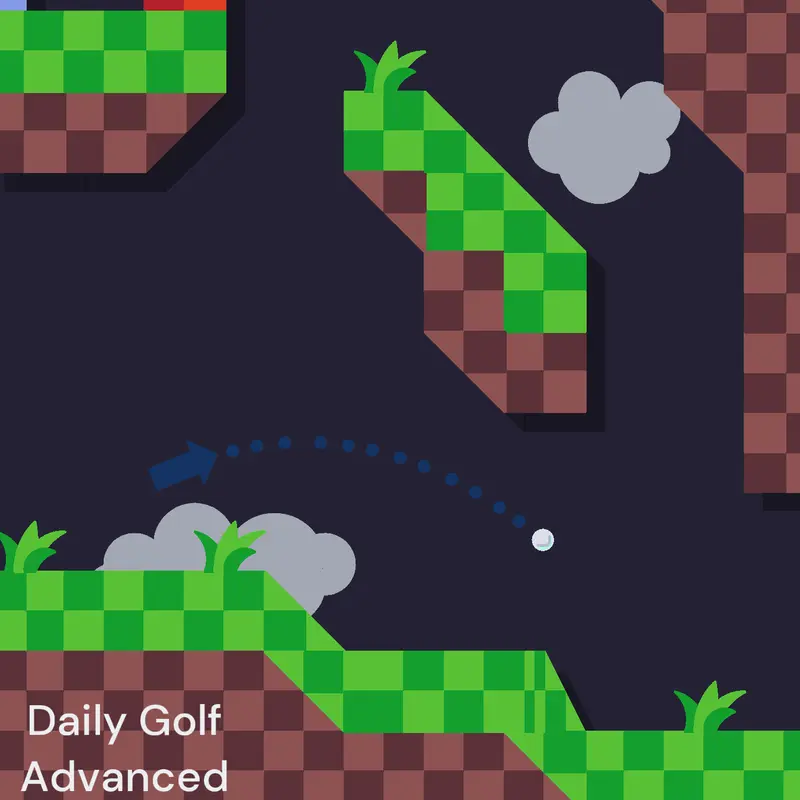 Golf game but night version by @FelipePro1