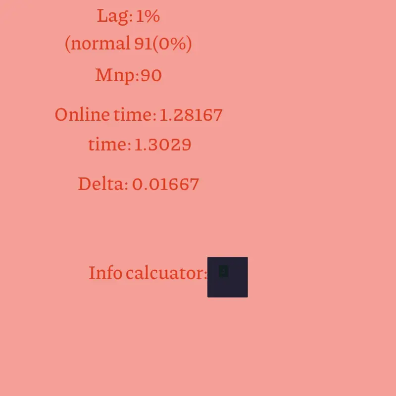 Info calculator by @Henz1