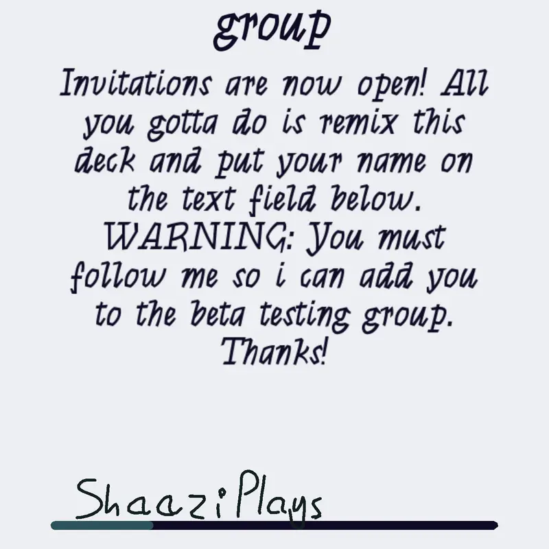Game by @ShaaziPlays