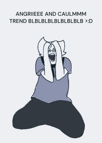 Angry and calm trend woooooah 👁️👄👁️
