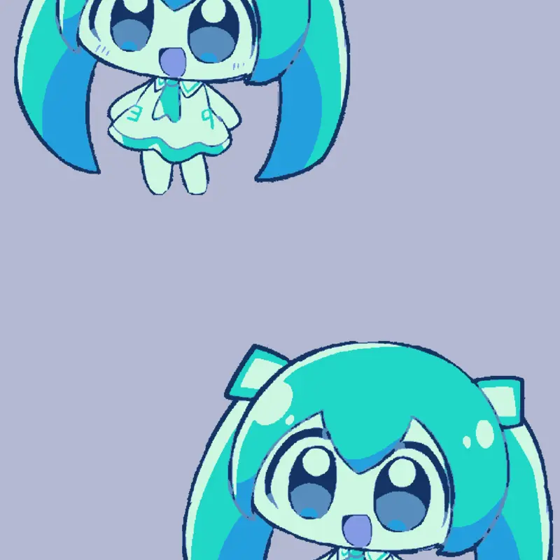 Miku assets by @sulfurcubehasautism