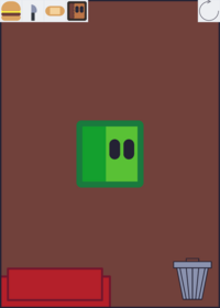 Raise green cube