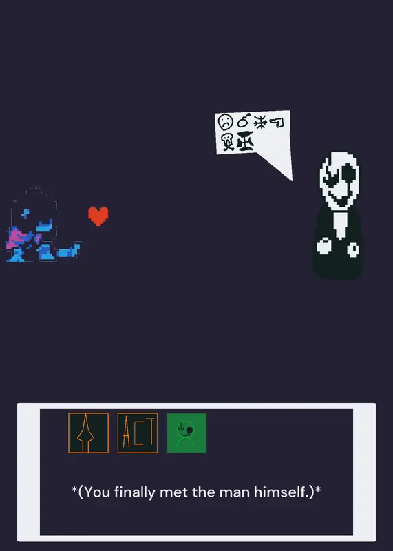 VS GASTER by @Iamcoolhehe