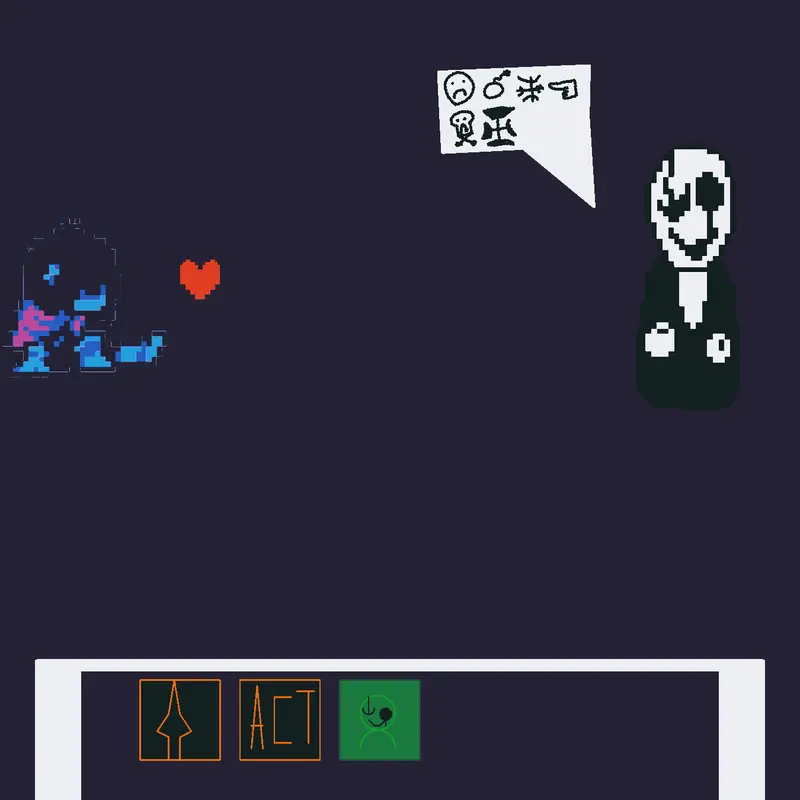 VS GASTER by @Iamcoolhehe