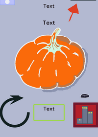 Click in The pumpkin