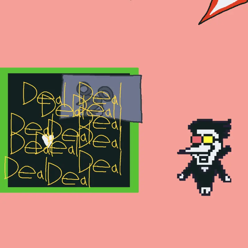 Spamton fight w/ [[New]] white mode by @mushroomguy534