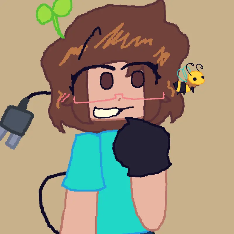Lu is afraid of bees by @Coffed