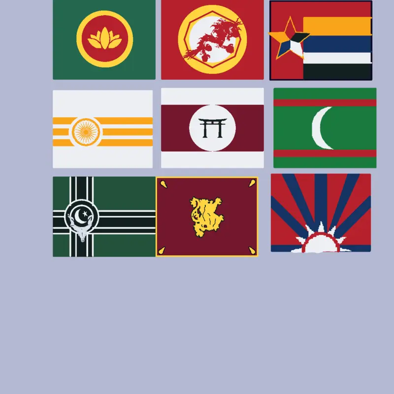 East and South Asia by @beastfeastokayyay