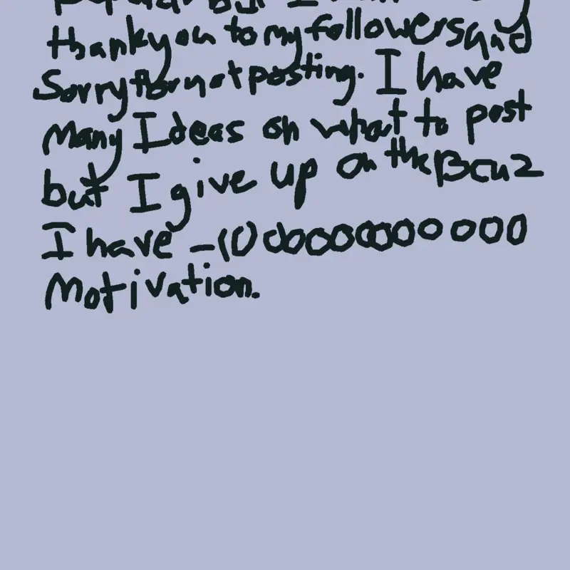 Pov: you have -100000000000 motivation by @ST4R_F1SH