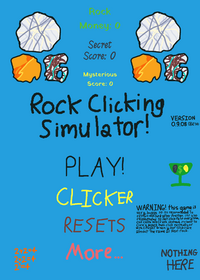 Rock Clicking Simulator!