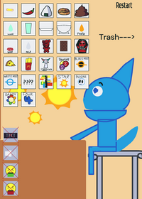 Feed my emojicat oc
