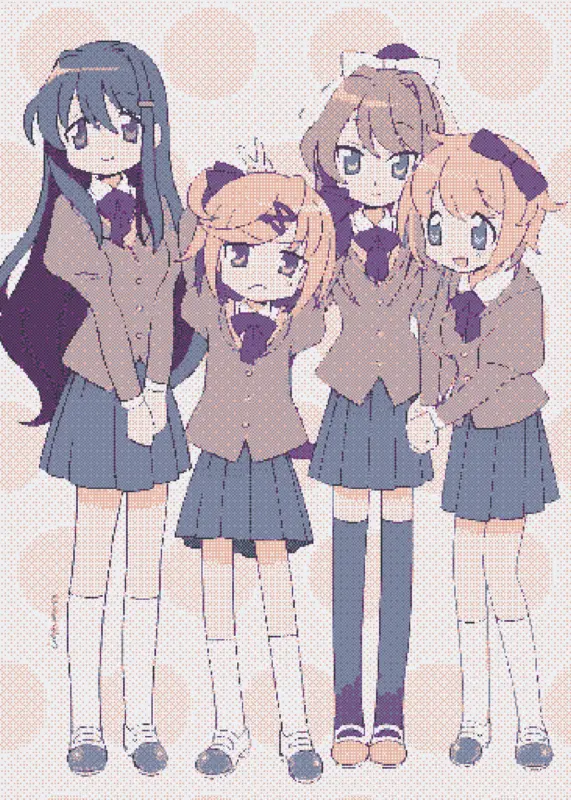 Doki doki literature club by @sillyheartmi
