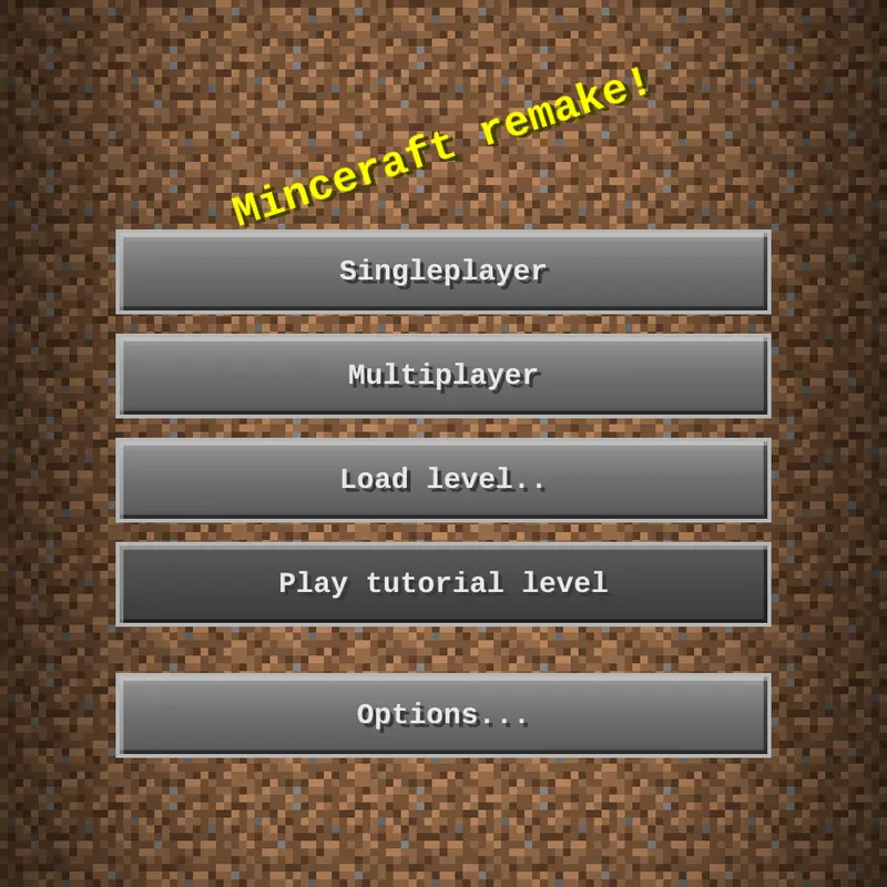 Minecraft recreation by @Ilekw