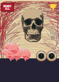 Skeleton eating