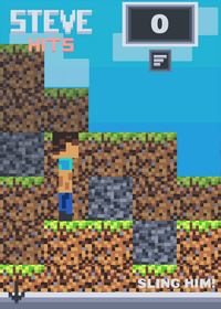 Minecraft Steve hits!