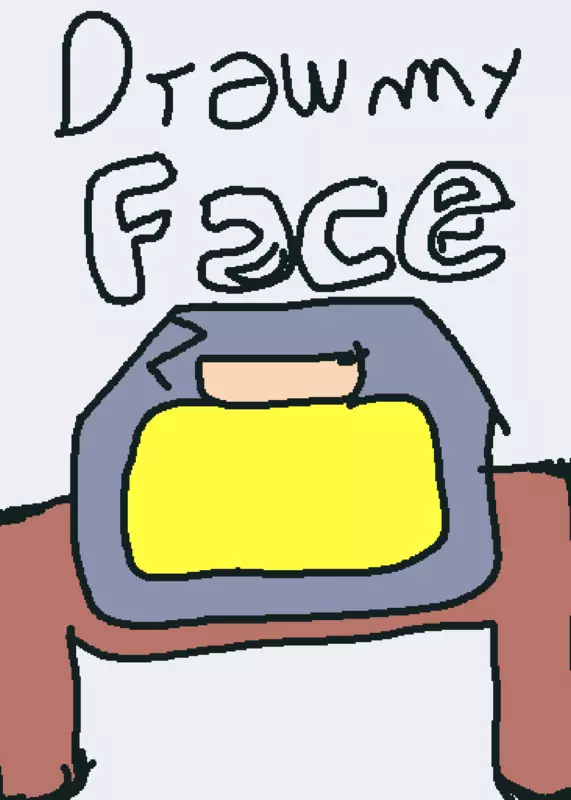 Tgr's draw my face by @Thegoatrock