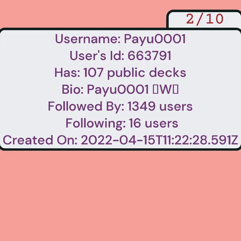 User Finder by @Payu0001