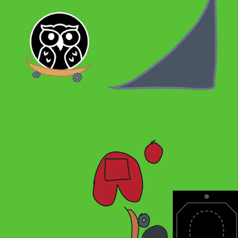Skate among us by @Amongusimpostor12356