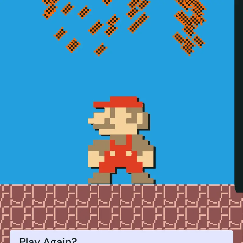 Super Mario Bros NES [But BIG] by @Raviol1