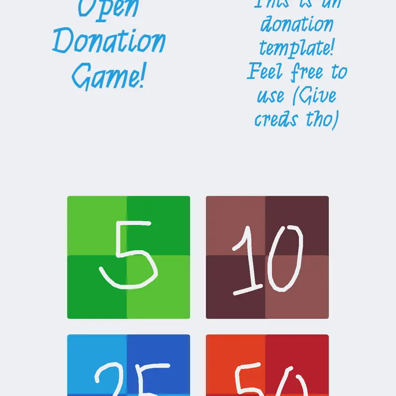 Donation Game by @Xavierdubai123