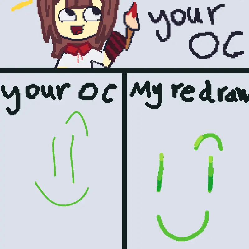 Oc redraw by @young_gold