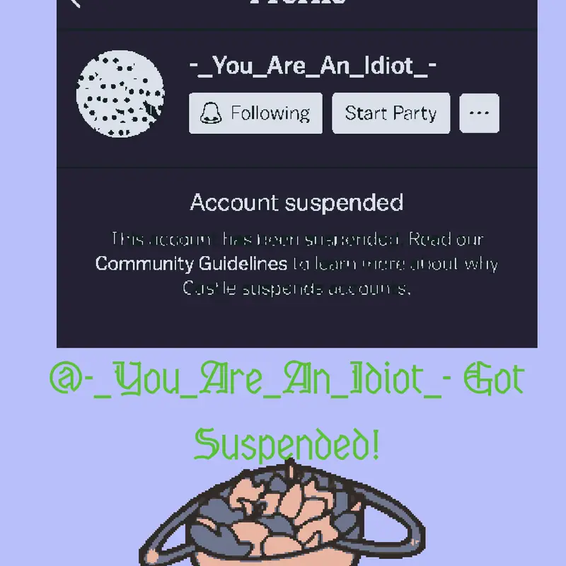 Suspended by @Bassie33-lover
