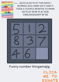 Funny number thingamajig