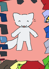 Dress up Doodle the cat!