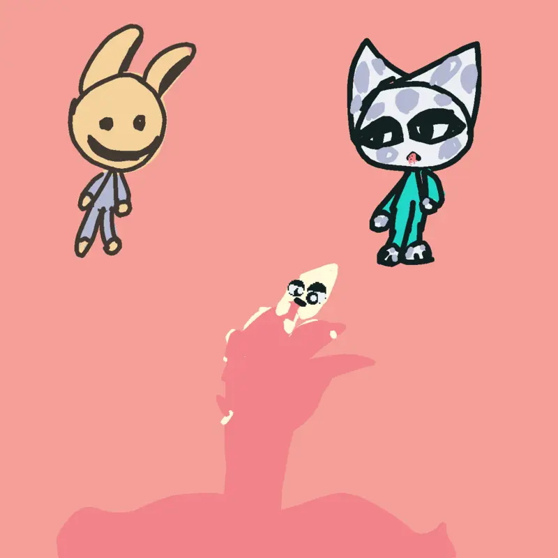 Don't get near the bubble gum monster by @noeime