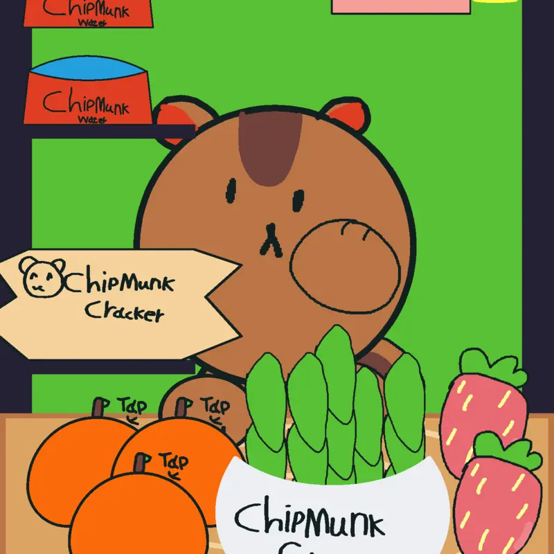 Chipmunk by @IndiaBunny