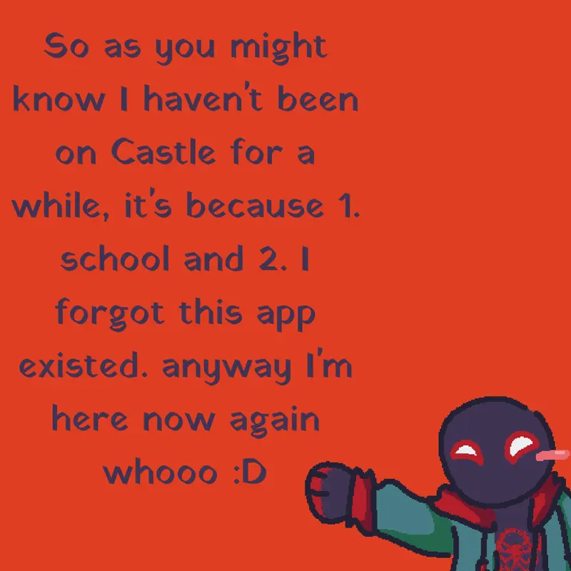 I AM BACK by @maenanan14