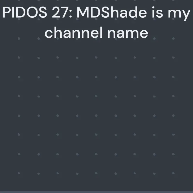 PidOS 27 Merge Game by @ShademStudios